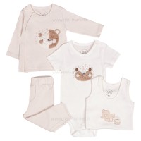 سرویس 13 تیکه طرح جوجه تیغی رنگ سفید نیلی