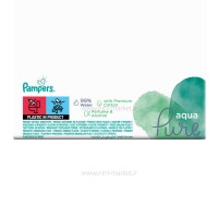 دستمال مرطوب 99درصد آب 48 عددي پمپرز Pampers