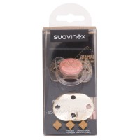 پستانک بند پستانک لوکس 4-18 ماه رنگ صورتی سواونیکس Suavinex