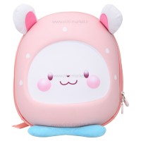 کوله طرح خرگوش لپ صورتی رنگ صورتی