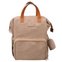 ساک لوازم کوله ای لاکچری کبریتی رنگ نسکافه ای Qz