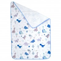 زیرانداز تعویض طرح دایناسور سایز کوچک رنگ آبی ایسیز