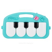 تشک بازی پیانودار رنگ آبی کیکابو kikaboo