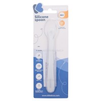 قاشق تکی سیلیکونی رنگ آبی کیکابو Kikkaboo