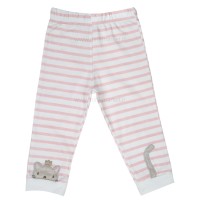 شلوار طرح بالرین صورتی راه راه نیلی Nili