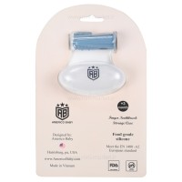 مسواک انگشتی سیلیکونی رنگ سرمه ای امریکو بیبی Americo baby