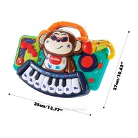 کيبورد موزیکال طرح ميمون هولی تویز Hola toys