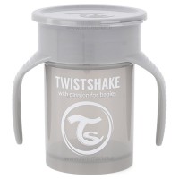 ليوان 360 درجه رنگ طوسی تویست شیک Twistshake