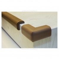 محافظ گوشه جامبو کوچک رنگ گردویی Nino