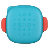 ظرف غذاخوری داخل استیل رنگ آبی رووکو rovco