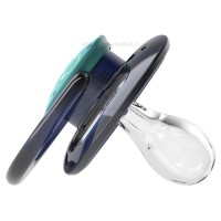 پستانک تکی درب دار طرح شش ضلعی رنگ سرمه ای سبز سایز 6 تا 18 ماه دکتربراون Dr.brown