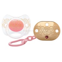 پستانک بند پستانک لوکس 4-18 ماه رنگ صورتی سواونیکس Suavinex