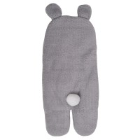 پتو قنداقی طرح تدی رنگ طوسی کارترز Carters