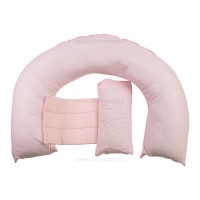 بالش بارداری دوکاره ایس ایز Isiz رنگ صورتی مدل C-SHAPE کد Is3900