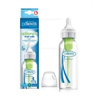 شیشه شیر طلقی باریک 240 میل دکتر براون Dr.Browns