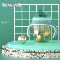 لیوان سوپاپ دار طرح اسب رنگ آبی بیبی سیل Babisil