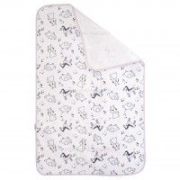 زيرانداز تعويض طرح حيوانات سایز کوچک رنگ سفيد ايسيز