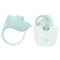 قاب پستانک طرح فيل رنگ سبز کیکابو kikkaboo