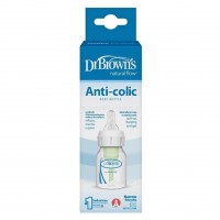 شیشه شیر طلقی باریک 60 میل تکی دکتر براون Dr.Browns