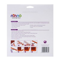 محافظ لبه بزرگ شیشه جامبو رنگ نسکافه ای نینو Ninno