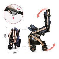 کالسکه تک تاشو qz1 رنگ مشکی بائوبائوهائو Baobaohao