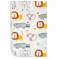 زیرانداز تعویض طرح حیوانات سایز کوچک رنگ سبز ایسیز