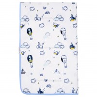 زیرانداز تعویض طرح هواپیما رنگ آبی سایز بزرگ ایسیز