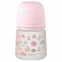 شیشه شیر 150 میل 0 - 6 ماه طرح memory سواوینکس Suavinex