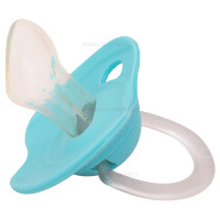 پستانک 6+ ماه طرح ساده آبی سواوینکس Suavinex