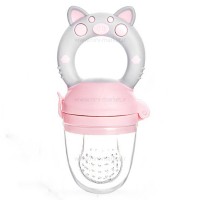 توری میوه خوری طرح خوک رنگ صورتی چیکو Chicco