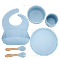 ست ظرف غذا 6 تیکه رنگ آبی minik oioi