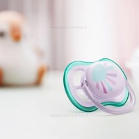 پستانک بادامی تکی الترا ایر 0 - 6 ماه طرح خورشید اونت Avent (بدون جعبه)