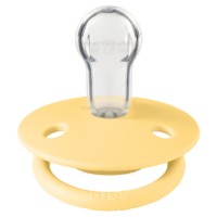 پستانک تکی سیلیکونی سایز 6 -18 ماه رنگ زرد فاقد جعبه بیبز Bibs
