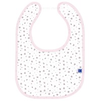 پیشبند سیلیکونی پشت حوله ای تکی طرح پوست ببری رنگ صورتی Kikkaboo