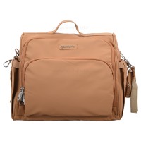 ساک لوازم کوله ای مدل اسپیشال خاویاری رنگ نسکافه ای QZ