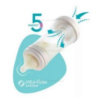 شیشه شیر پرفکت 150 میل 0+ ماه رنگ صورتی چیکو Chicco