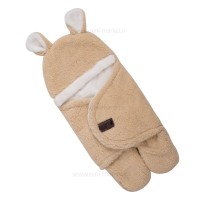 پتو قنداقی طرح تدی رنگ نسکافه ای کارترز Carters