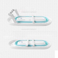 وان حمام آکاردئونی یا تاشو رنگ سبزآبی رووکو Rovco