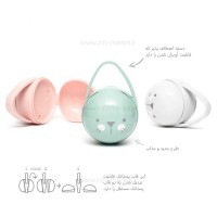 قاب پستانک طرح خرگوش طوسی سواوینکس  Suavinex