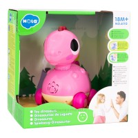 دایناسور موزیکال رنگ صورتی کد 6110 هولی تویز Huile Toys