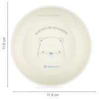 ظرف غذای ملامین 5 تیکه طرح خرس رنگ آبی کیکابو Kikkaboo