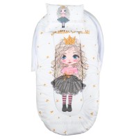 پشه بند کفی دار طرح پرنسس رنگ طلایی carters