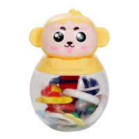 پک جغجغه نوزاد طرح میمون رنگ زرد کد 810