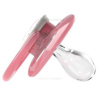 پستانک تکی درب دار طرح ستاره رنگ سفید صورتی سایز 6 تا 18 ماه دکتربراون Dr.brown