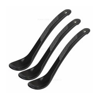 قاشق غذاخوری سه عددی مشکی تویست شیک Twistshake