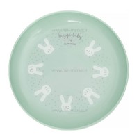 ست غذاخوري 5 تکه طرح خرگوش رنگ سبز سواوینکس Suavinex