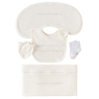 سرویس 13 تیکه طرح عروسکی رنگ سفید نیلی