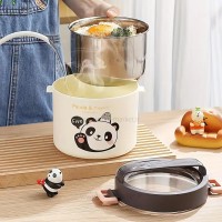 ظرف غذا استیل یک طبقه رنگ طوسی خارجی