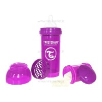 شیرخوری نوزاد طلقی 260 میل بنفش تویست شیک Twistshake