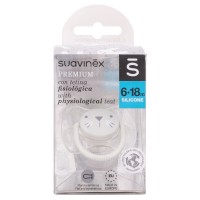 پستانک 4-18 ماه طرح خرگوش رنگ طوسی سواوینکس SUAVINEX